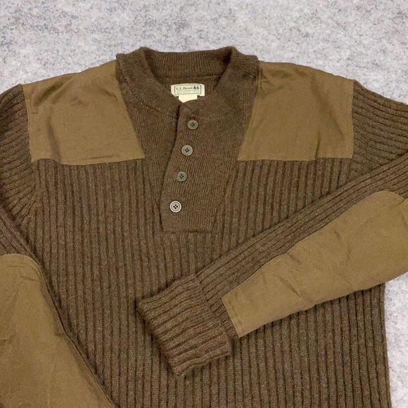 L.L. Bean Sweaters Vintage Ll Bean Mens Sweater Large Tall Brown